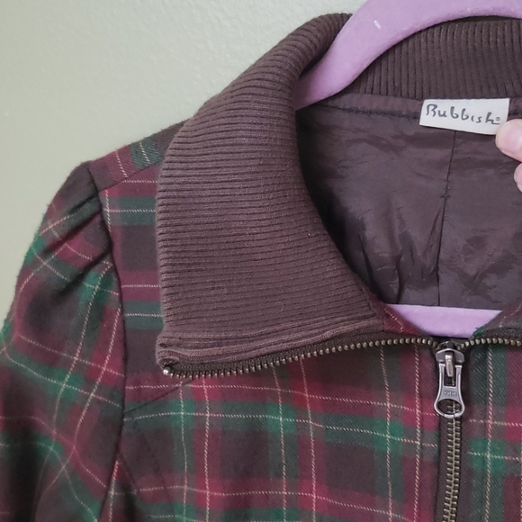 🌻BUNDLE 2/$30🌻 Rubbish Plaid Fitted Jacket - Picture 3 of 6